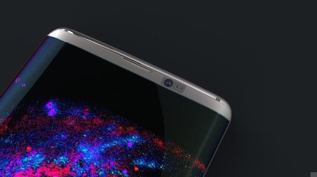 Samsung Galaxy S8 concept design top edge