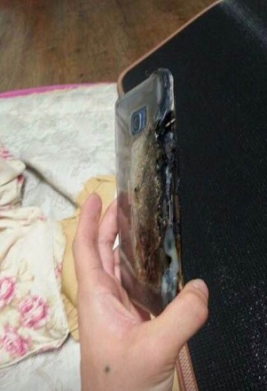 Samsung Galaxy Note7 Exploded