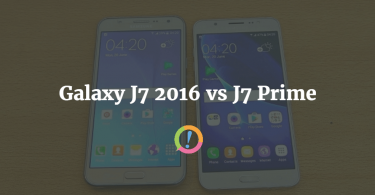 Galaxy J7 2016 vs J7 Prime